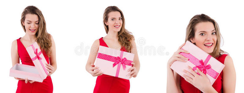胸部 生日 女孩 圣诞节 礼物 汇编 美丽的 彩盒 幸福