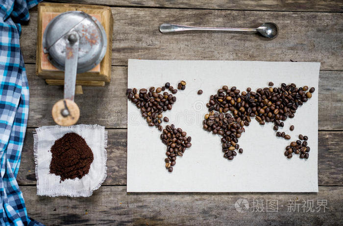 美国 非洲 自然 咖啡 澳大利亚 提神 全球化 分布 树叶