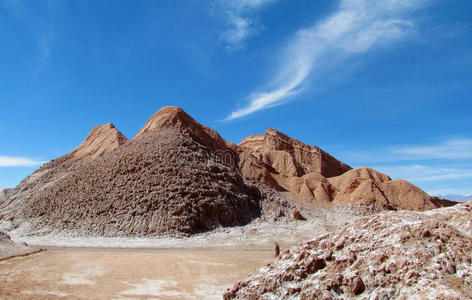 卢娜 沙漠 高原 腐蚀 地球 地标 形成 小山 阿塔卡玛