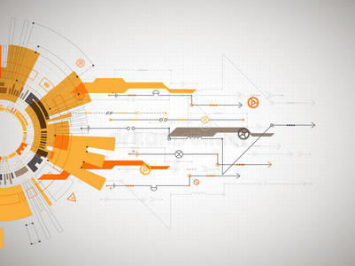 具有各种技术要素的抽象技术背景。 结构模式技术背景。 矢量