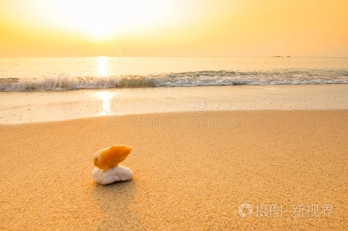 沙滩上的沙子