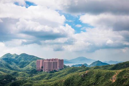 商行 亚洲 海洋 自然 建筑 小山 天空 美丽的 活的 乡村