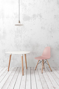 塑料 极简主义 地板 华盛顿州 粉红色 咖啡馆 房间 椅子