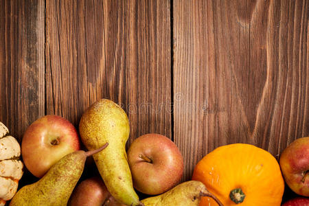 苹果 木材 可爱的 水果 桌子 秋天 黏土 季节 落下 国家