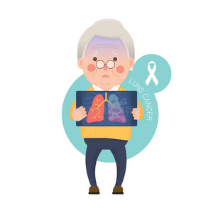 肺炎 放射学 卡通 老年人 性格 癌症 医疗保健 检查 诊断