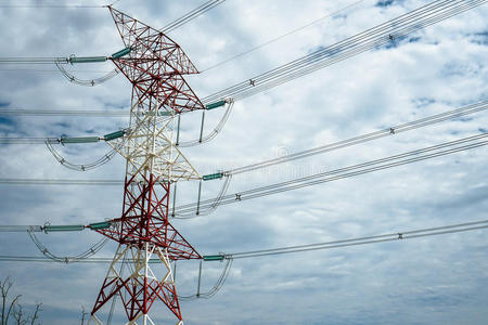 网络 自然 网格 能量 金属 绝缘体 电线 供给 高的 传输