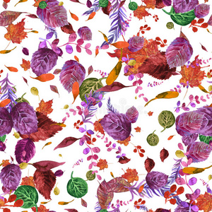 时尚 插图 落下 纸张 颜色 绘画 树叶 十月 秋天 植物学