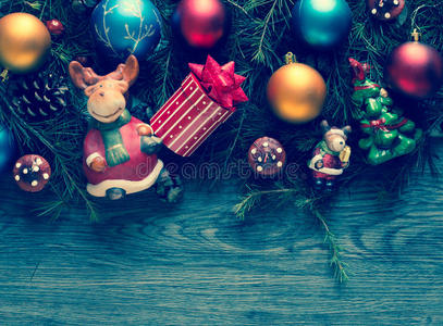 圆锥体 霍莉 圣诞节 卡片 礼物 季节 新的 木板 假日