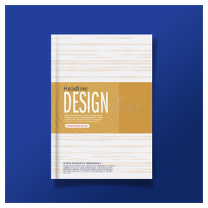 商业小册子传单封面设计布局彩色模板在A4大小，与一流的设计模板背景
