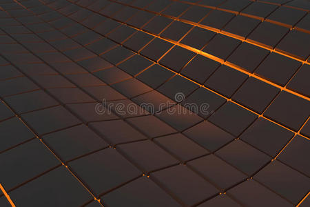 地板 魔术 插图 立方体 艺术 商业 发射 发光 创新 照明