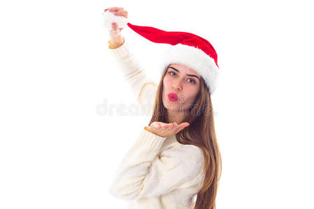 圣诞节 冬天 毛衣 服装 帽子 幸福 情感 十二月 乐趣
