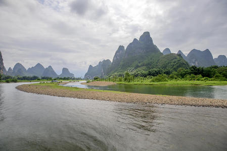 美丽的山景