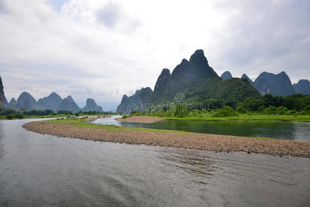 美丽的山景