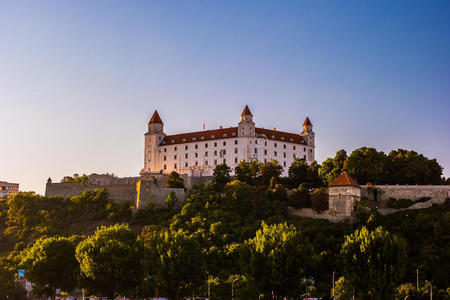 斯洛伐克共和国首都布拉迪斯拉发城堡。