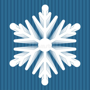 大白色3d雪花照片