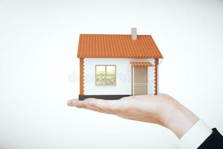 贷款 房子 商业 插图 商人 建筑师 保险 公寓 购买 代理人