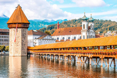瑞士人 古老的 旅游业 目的地 小教堂 吸引力 城市 教堂