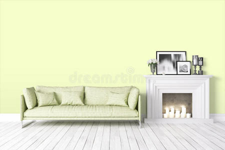 公寓 颜色 新的 在室内 水泥 房子 美丽的 壁炉 家具