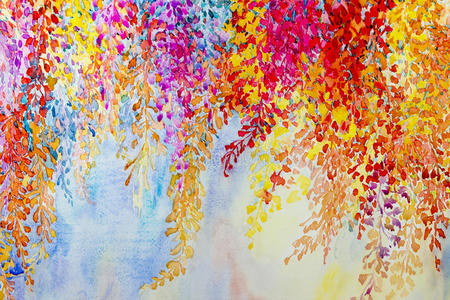 水彩风景画图片-水彩风景画素材-水彩风景画插画-摄图新视界