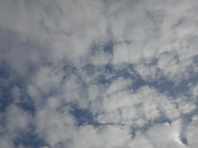 宽的 天空 秋天 傍晚 积云 日本