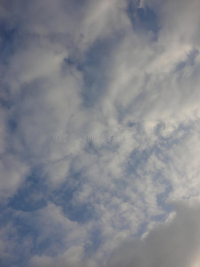 天空 傍晚 宽的 积云 秋天 日本