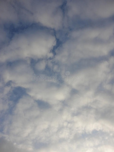 傍晚 秋天 天空 积云 宽的 日本