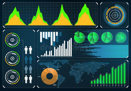 接口 高科技 酒吧 数据 未来 太空船 信息图形 屏幕 面板