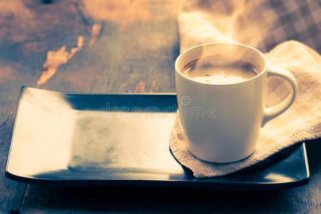 热咖啡杯