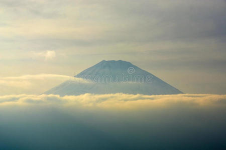 高的 斜坡 海洋 风景 富士山 季节 地标 公园 富士 观光