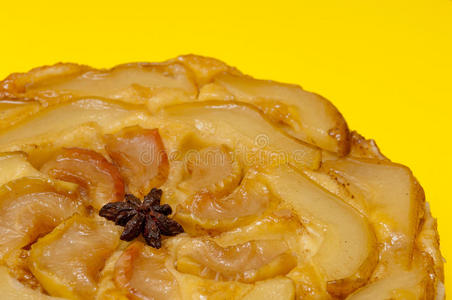 焦糖 苹果 烹饪 法国人 水果 美味的 美食家 蛋挞 秋天