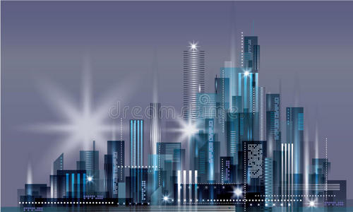 城市 黎明 市中心 回流 风景 房子 新的 大都会 大都市