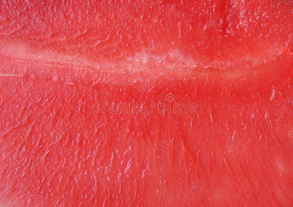 食用部分成熟红色西瓜的背景。