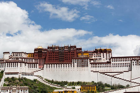 高地 云景 佛教 佛陀 亚洲 房子 吸引 自然 片段 克拉文