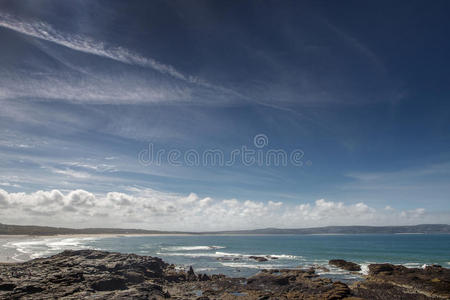 英国 海景 大西洋 王国 海岸线 自然 海滩 风景 岩石