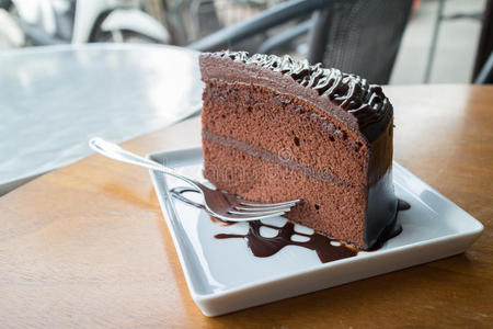 巧克力糖浆巧克力蛋糕软焦