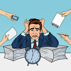 文件 挫败感 男人 漫画 工作 职业 商业 半色调 管理照片