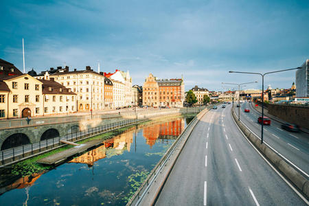 欧洲 旅游业 首都 斯堪的纳维亚 特拉菲 傍晚 路堤 运动
