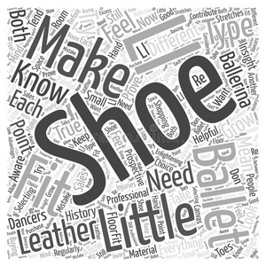 芭蕾舞鞋33字云概念矢量背景照片