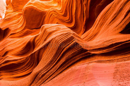 羚羊 彩虹色 砂岩 夏天 颜色 旅行 洞穴 亚利桑那州 曲线