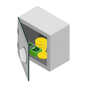 密码 保密 银行 插图 代码 照顾 货币 储蓄 金属 秘密
