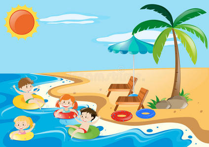 海参在海里孩子们在海里游泳照片