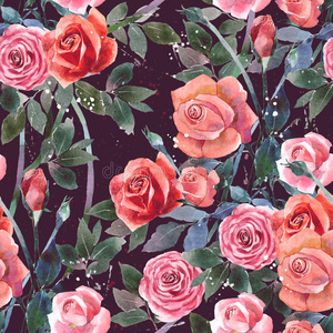 打印 绘图 自然 艺术 树叶 玫瑰 时尚 插图 花束 绘画