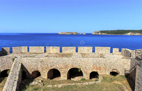 奥斯曼帝国 古老的 地狱 城堡 地中海 欧洲 希腊 风景