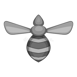 蜜蜂图标，卡通风格