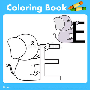 指导 后面 颜色 幼儿园 字母表 英语 插图画家 配色系统