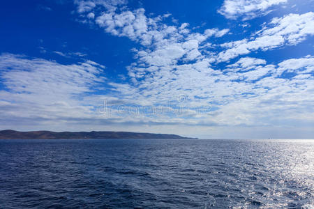 蓝天和大海的背景