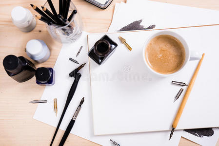 创造力 饮料 商业 特写镜头 笔迹 浓缩咖啡 书法 艺术