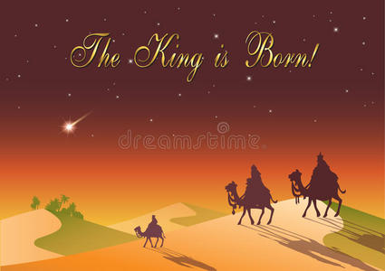 邀请 插图 明星 以色列 问候语 圣经 骆驼 信仰 国王