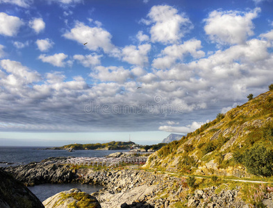 洛芬 最好的 目的地 海岸线 夏天 风景 精彩的 海岸 旅游业