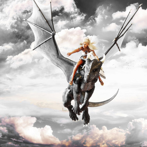 震撼黑色龙图片